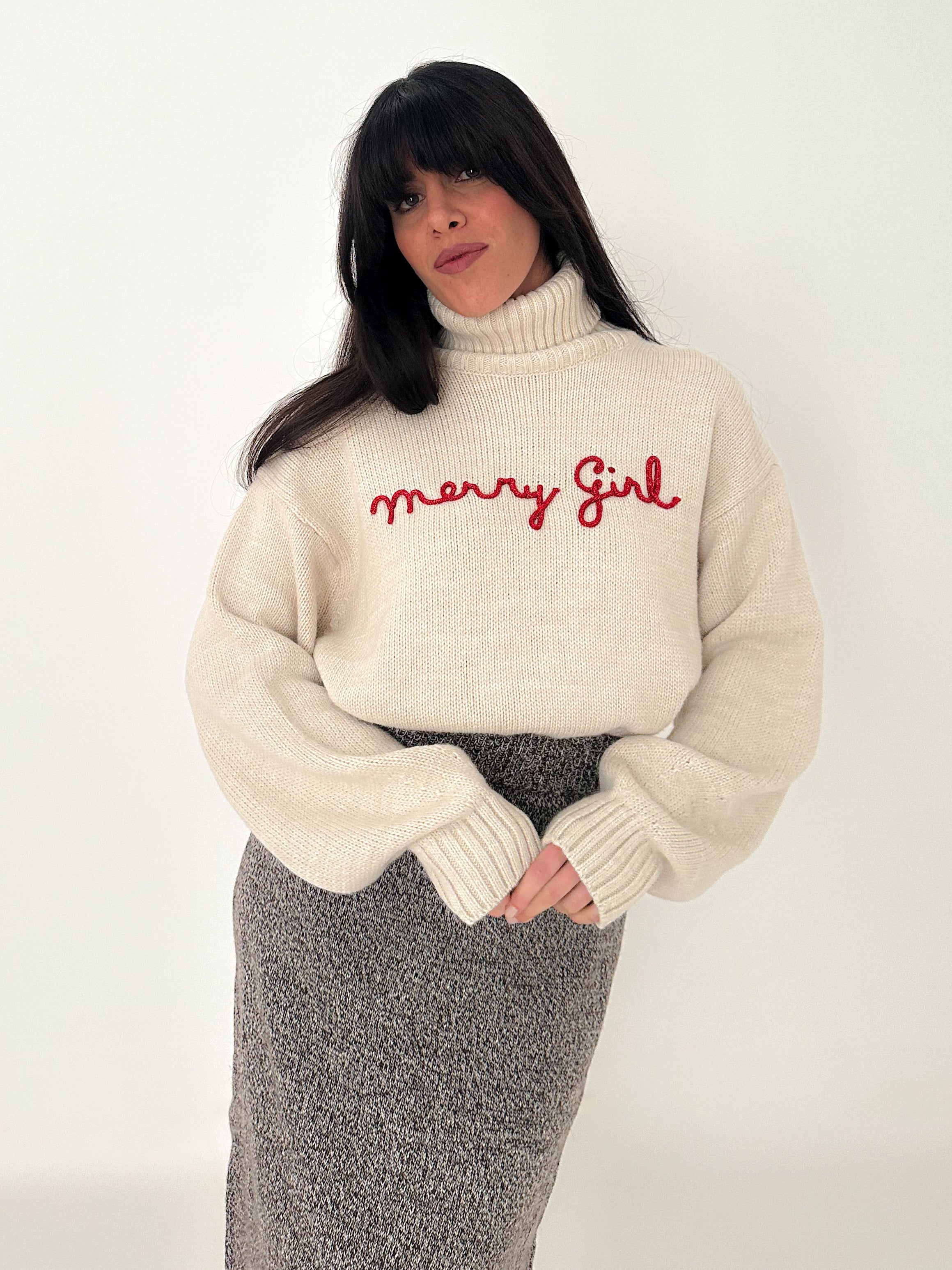 Maglione Merry Girl